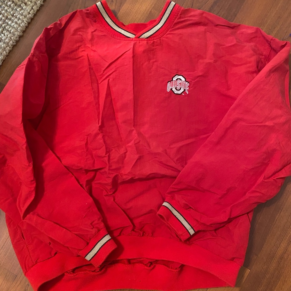 Red Ohio State Pullover